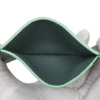 Bottega Veneta Maxi Intrench Card Case Light Green Leather — view 6