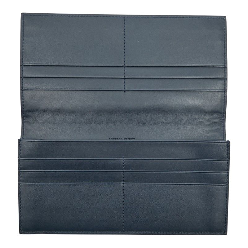 Bottega Veneta Intrecciato Navy Leather — view 6