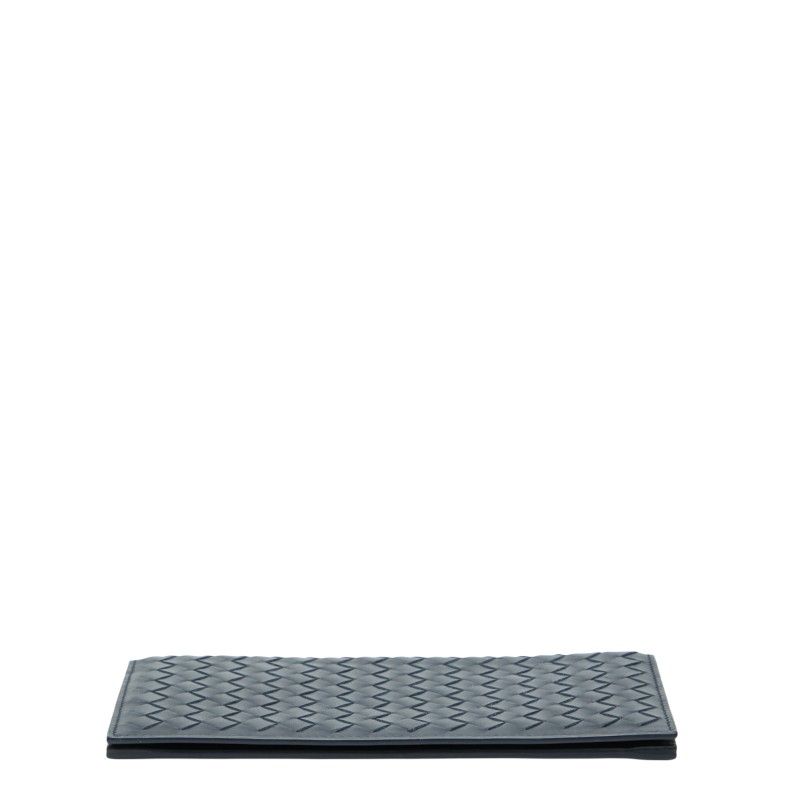 Bottega Veneta Intrecciato Navy Leather — view 3