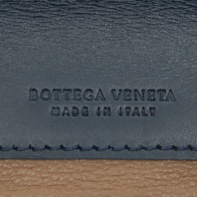 Bottega Veneta Intrecciato Navy Leather — view 8