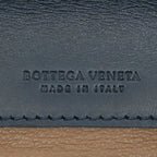 Bottega Veneta Intrecciato Navy Leather — view 8