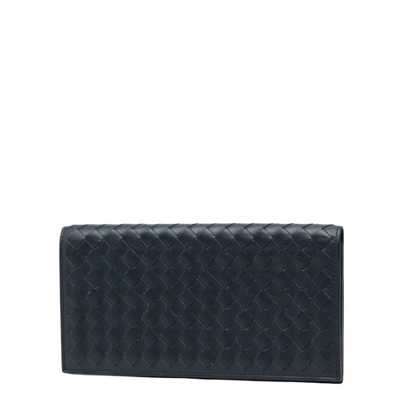 Bottega Veneta Intrecciato Navy Leather — view 2