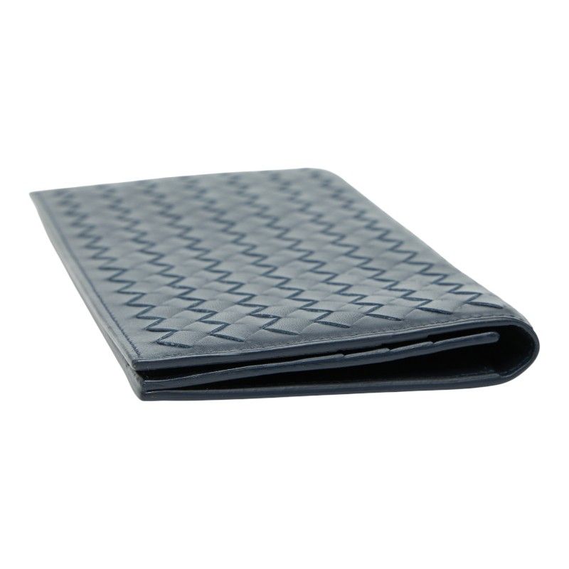 Bottega Veneta Intrecciato Navy Leather — view 4