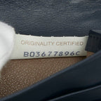 Bottega Veneta Intrecciato Navy Leather — view 9