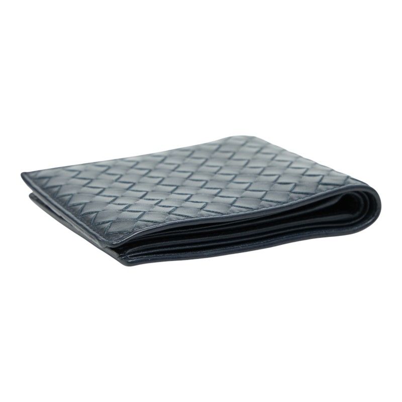Bottega Veneta Intrecciato Navy Leather — view 5