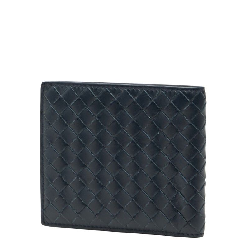 Bottega Veneta Intrecciato Navy Leather — view 2