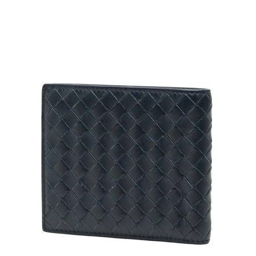 Bottega Veneta Intrecciato Navy Leather — view 2