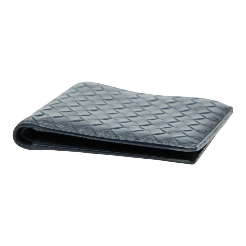 Bottega Veneta Intrecciato Navy Leather — view 4