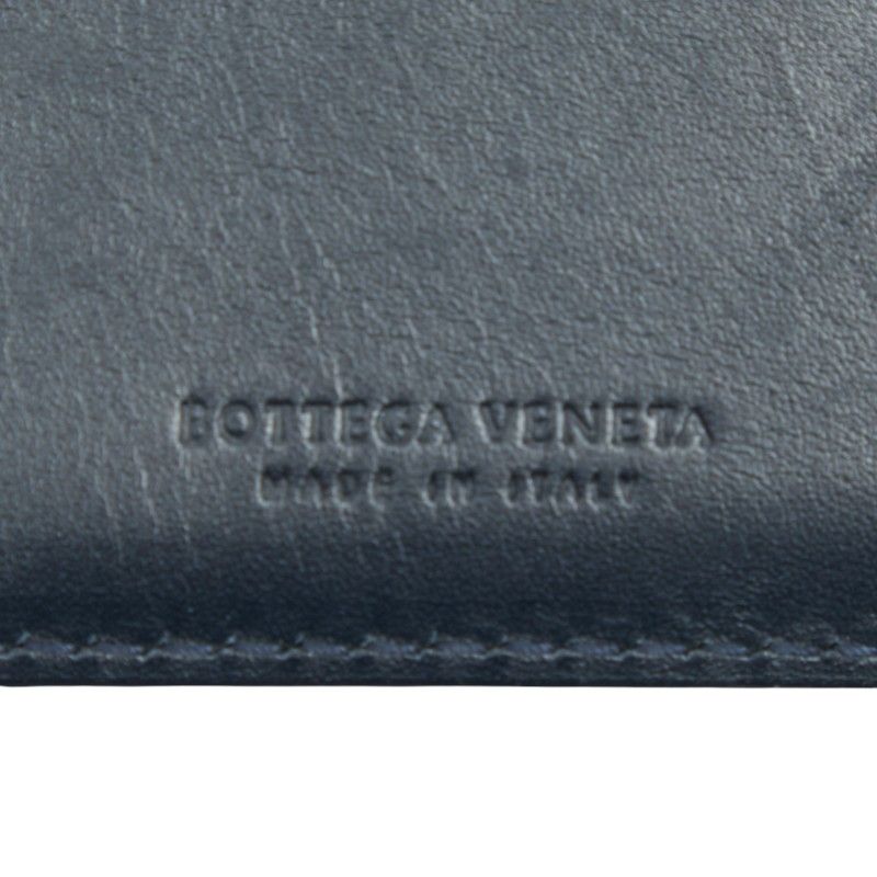Bottega Veneta Intrecciato Navy Leather — view 7