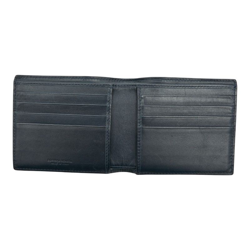 Bottega Veneta Intrecciato Navy Leather — view 6