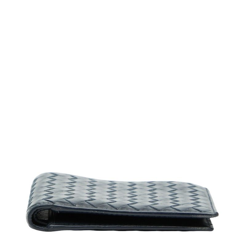 Bottega Veneta Intrecciato Navy Leather — view 3