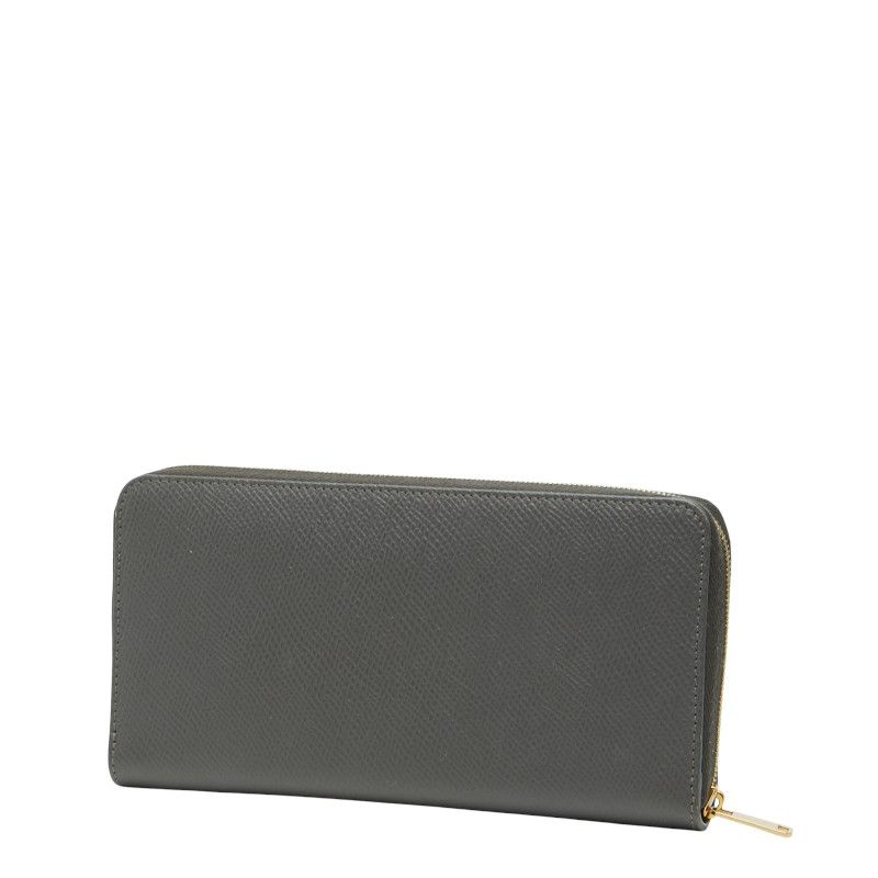 Celine Zip Around Wallet Gray Leather — view 2