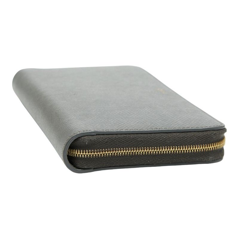 Celine Zip Around Wallet Gray Leather — view 4