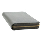Celine Zip Around Wallet Gray Leather — view 4