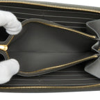 Celine Zip Around Wallet Gray Leather — view 7