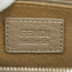 Fendi Selleria Coin Purse Gray Leather — view 7