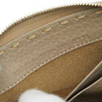 Fendi Selleria Coin Purse Gray Leather — view 8