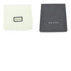 Gucci Trifold Wallet Interlocking W Hook Leather Beige — view 9