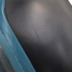 Bottega Veneta Loafers Lace Up Intrecciato Leather 38 Black Blue — view 6