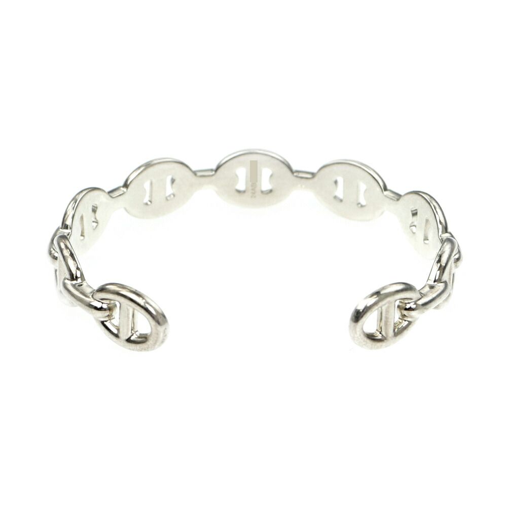 Hermes Chaine D'ancre Bangle Enchainee ST Silver — view 2