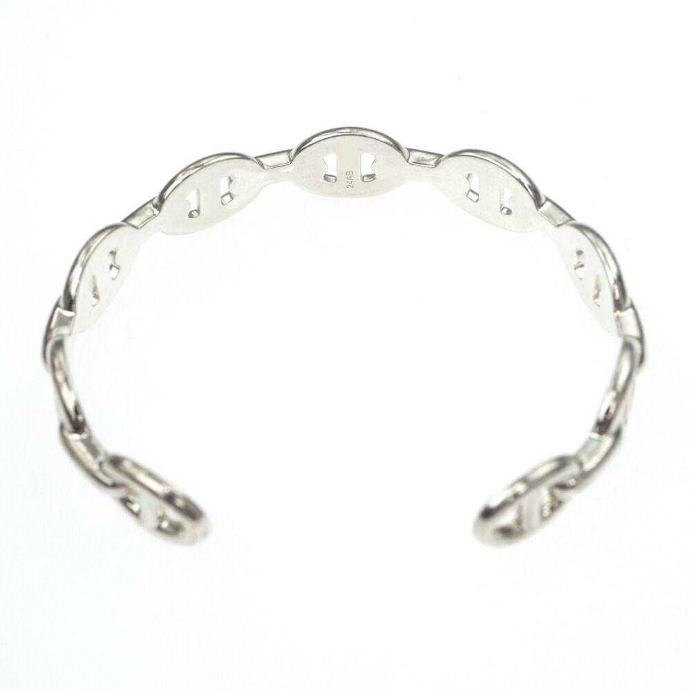 Hermes Chaine D'ancre Bangle Enchainee ST Silver — view 5