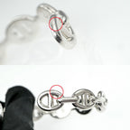 Hermes Chaine D'ancre Bangle Enchainee ST Silver — view 9
