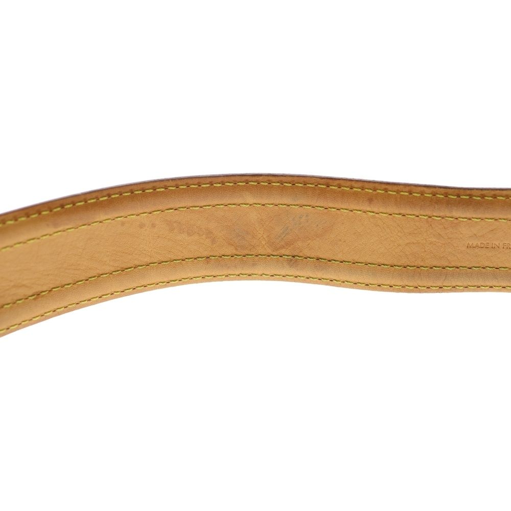 Louis Vuitton Picule Serie Leather Belt Gold Brown — view 5