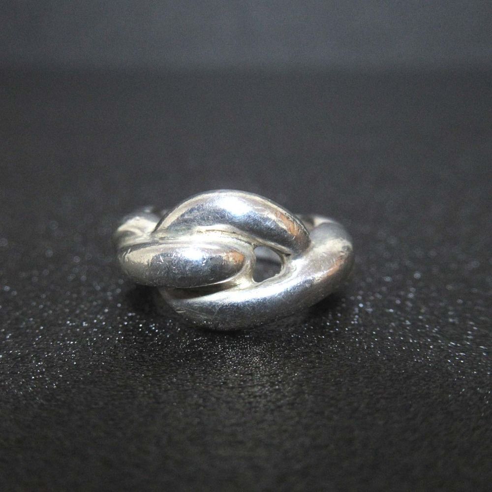 Hermes Vintage Torsade Ring Silver — view 2
