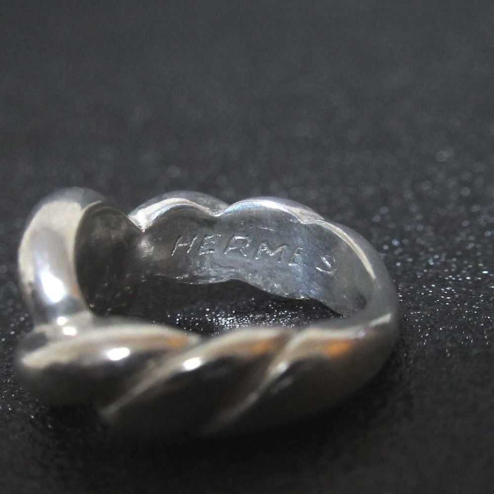 Hermes Vintage Torsade Ring Silver — view 6