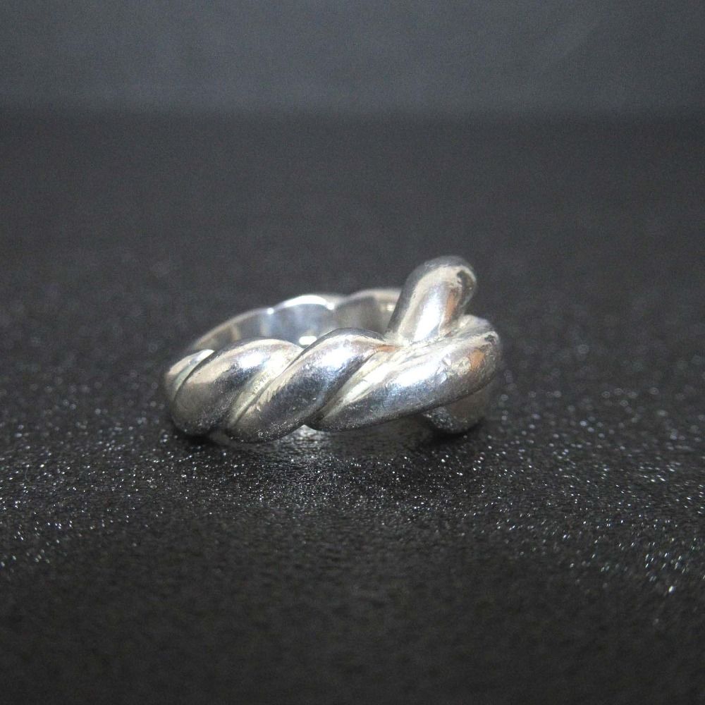 Hermes Vintage Torsade Ring Silver — view 4