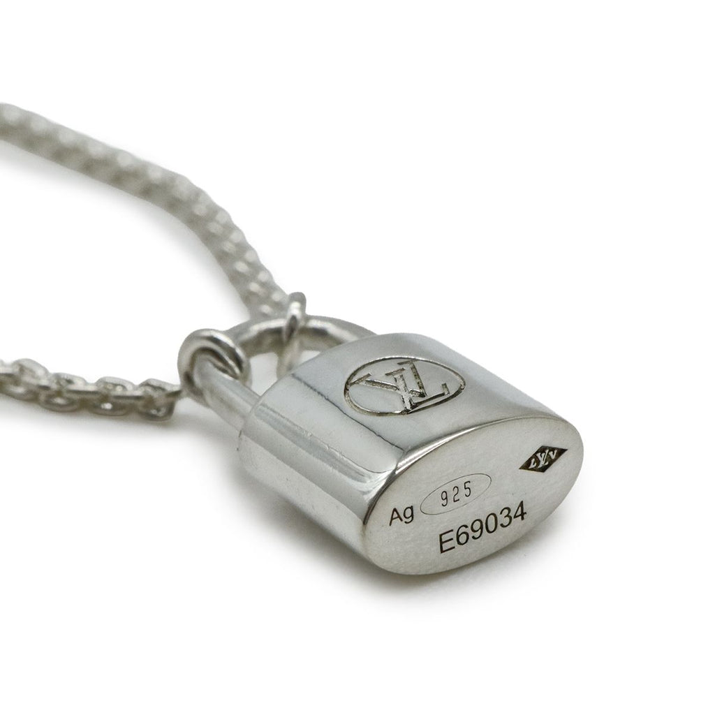 Louis Vuitton Pendentif Silver Lockit Unicef Necklace Pendant — view 5