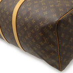 Louis Vuitton Monogram Keepall 55 Boston Bag Travel Purse — view 3
