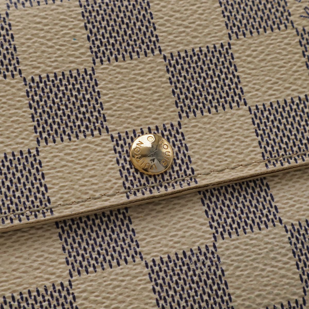 Louis Vuitton Damier Azur Portefeuille Sarah Bifold Long Wallet — view 4