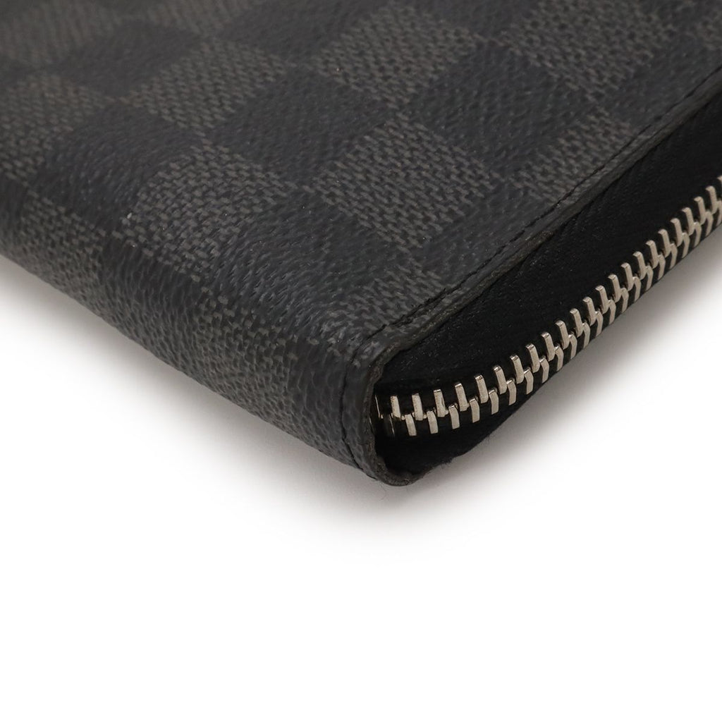 Louis Vuitton Damier Graphite Zippy Long Wallet Vertical Zip Around — view 3
