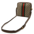 Gucci Ophidia Small Messenger Bag GG Supreme Sherry Line Leather Beige — view 2