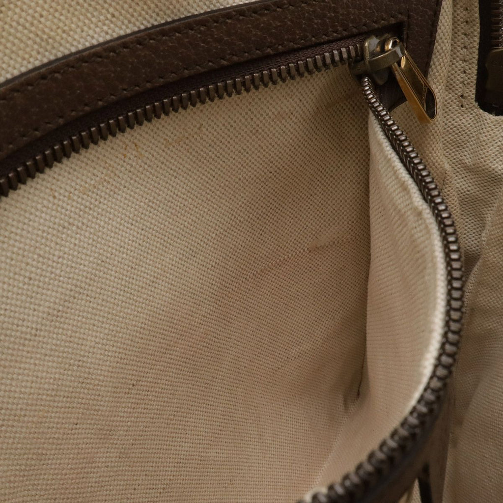 Gucci Ophidia Small Messenger Bag GG Supreme Sherry Line Leather Beige — view 8
