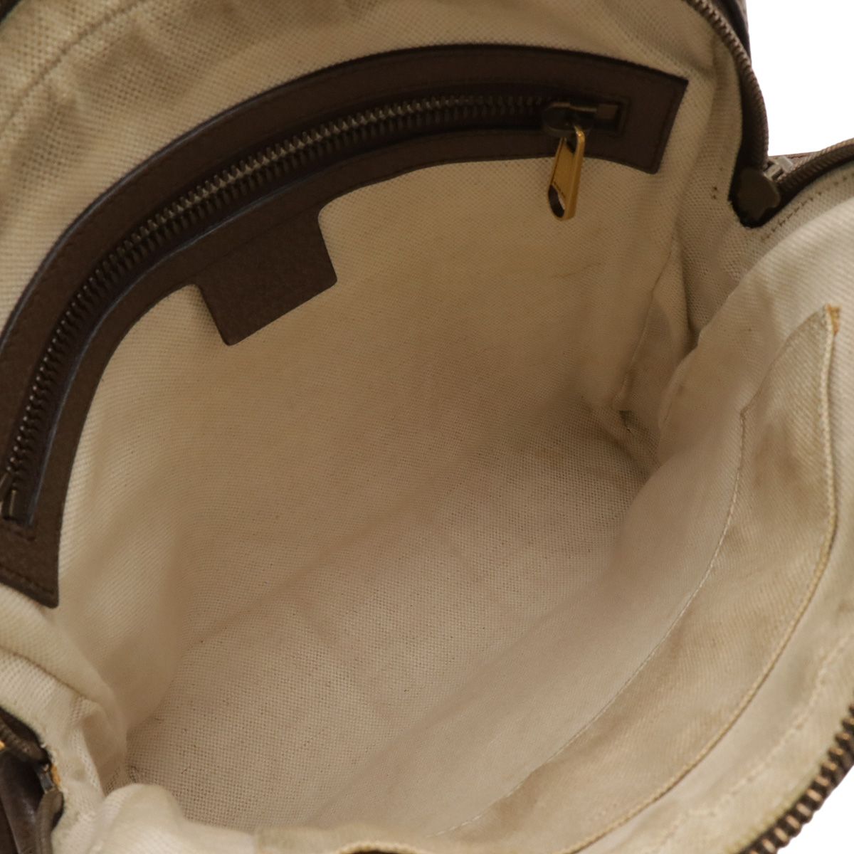 Gucci Ophidia Small Messenger Bag GG Supreme Sherry Line Leather Beige — view 6