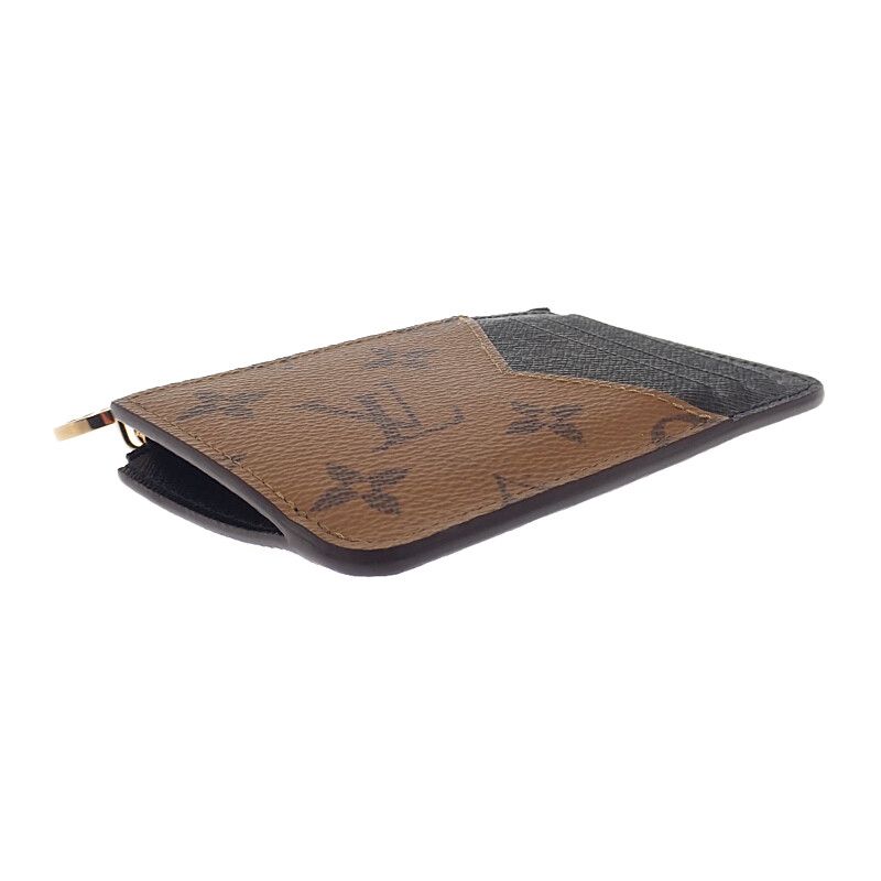 Louis Vuitton Card Holder Case Monogram Reverse Beige Brown — view 5