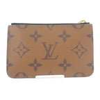Louis Vuitton Card Holder Case Monogram Reverse Beige Brown — view 2
