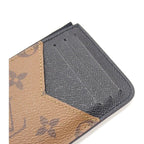 Louis Vuitton Card Holder Case Monogram Reverse Beige Brown — view 9