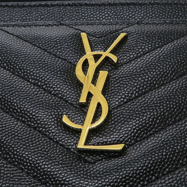 Saint Laurent Paris Leather Pouch — view 4