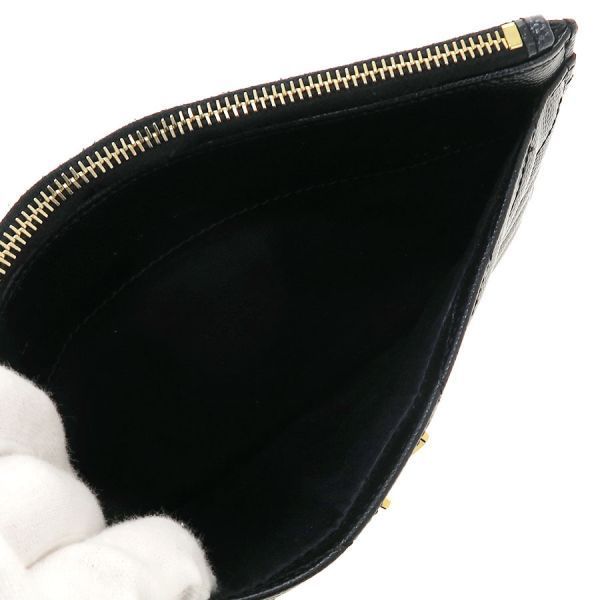 Saint Laurent Paris Leather Pouch — view 3