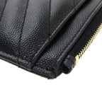 Saint Laurent Paris Leather Pouch — view 8