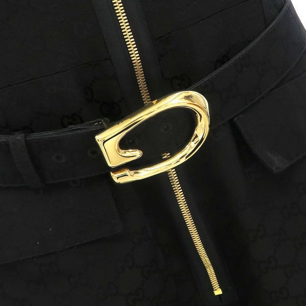 Gucci Jumps Silk Leather Belt — view 4