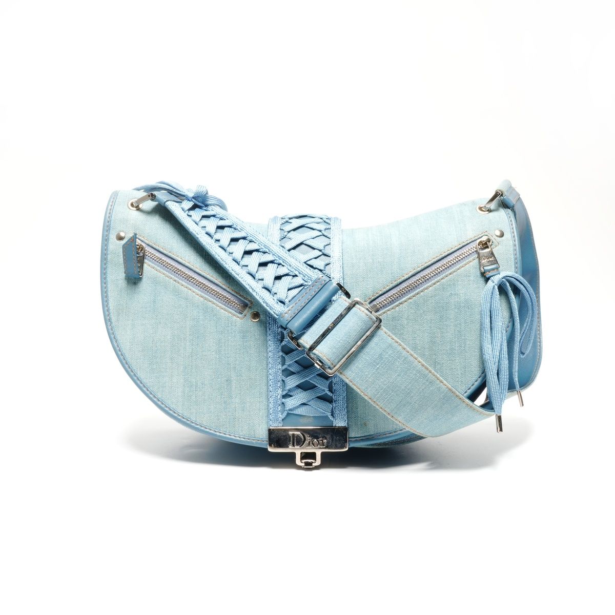 Dior Shoulder Bag Denim a Dos Mid It Corset — view 2
