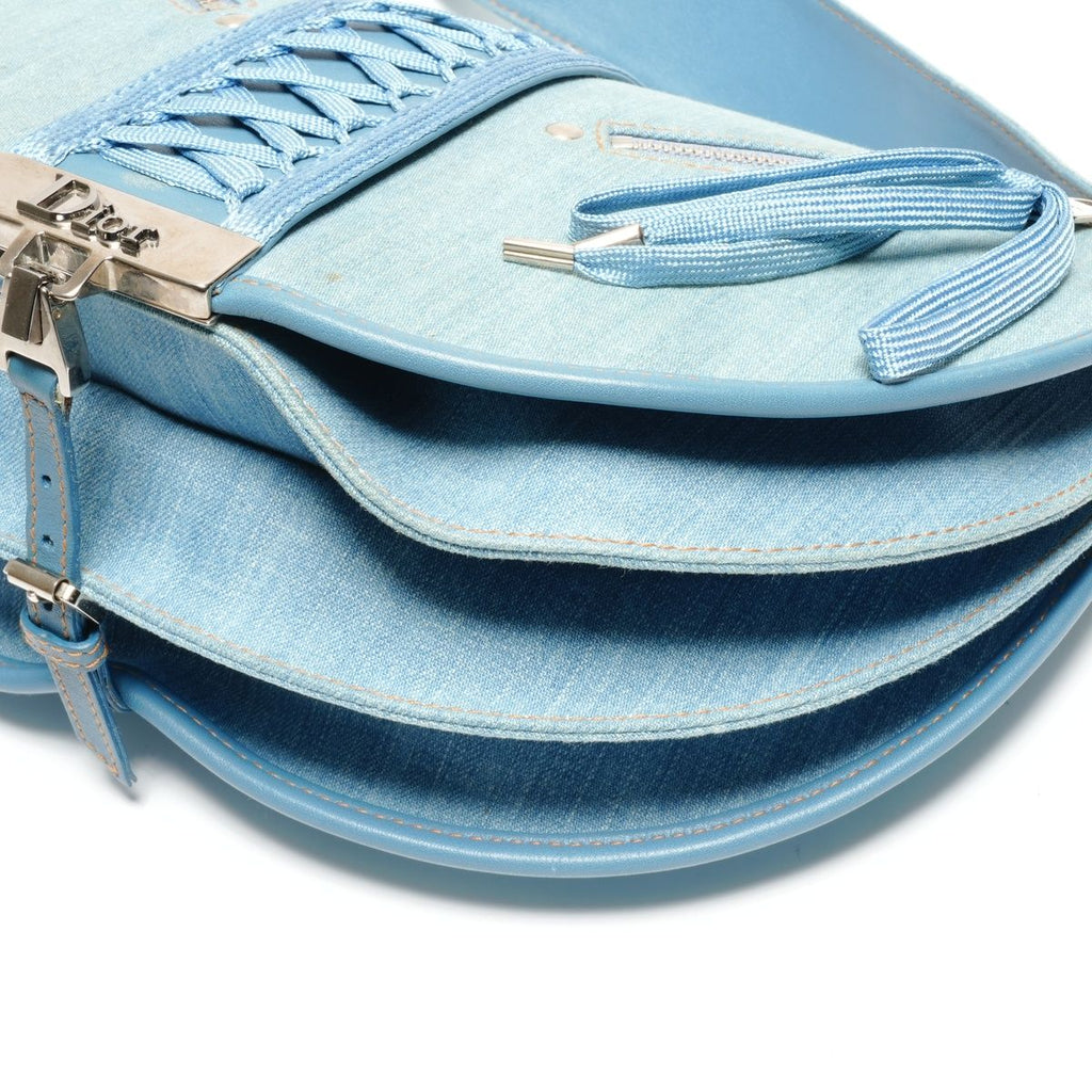 Dior Shoulder Bag Denim a Dos Mid It Corset — view 7
