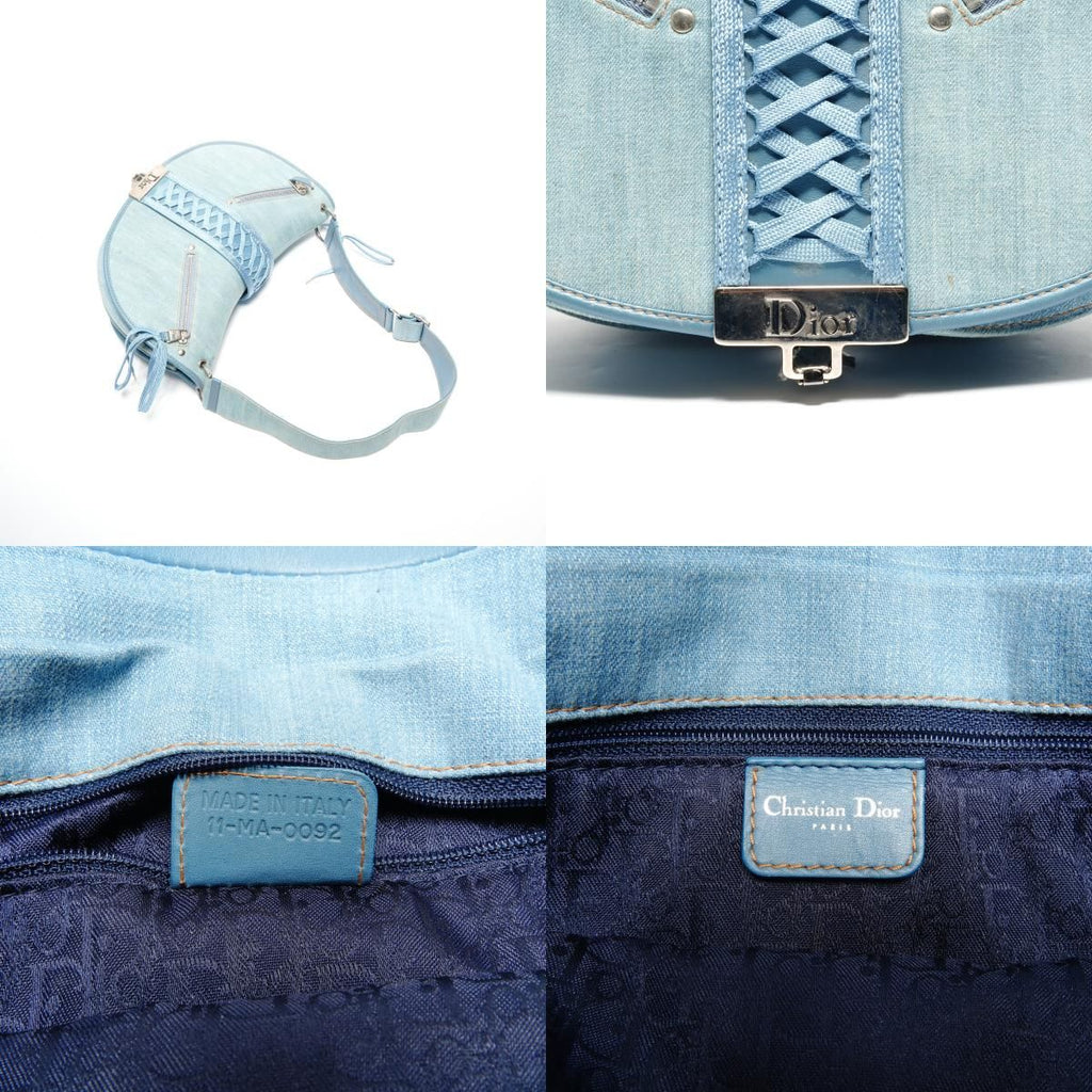 Dior Shoulder Bag Denim a Dos Mid It Corset — view 9