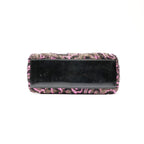 Dior Handbag Patent Leather Small Rose Black Pink — view 8