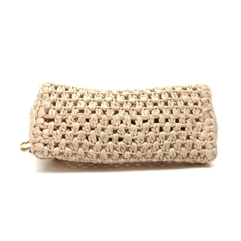 Louis Vuitton Shoulder Bag Nano Speedy Natural Tan Raffia — view 6