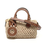 Louis Vuitton Shoulder Bag Nano Speedy Natural Tan Raffia — view 2